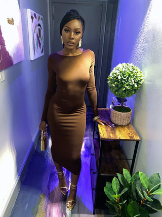 Mocha Mami Dress